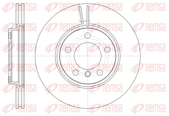 Disque de frein REMSA 61440.10