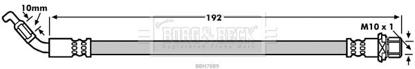 Flexible de frein BORG & BECK BBH7889