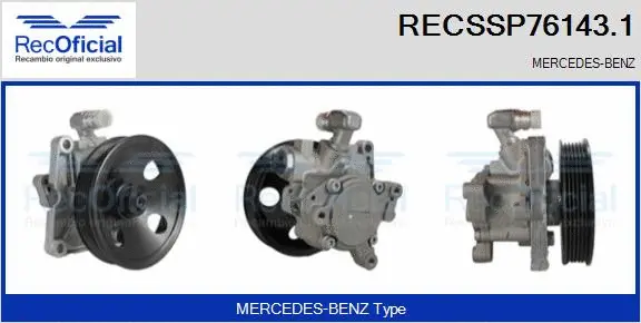 Pompe hydraulique, direction RECOFICIAL RECSSP76143.1