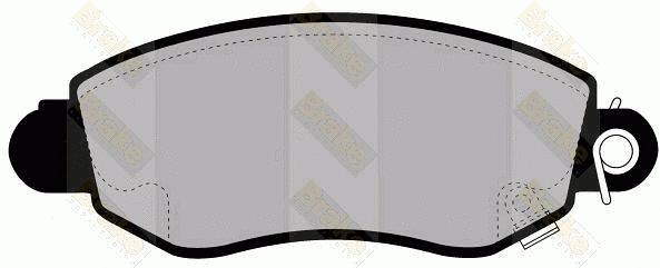 Kit de plaquettes de frein, frein à disque Brake ENGINEERING PA1262