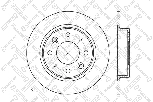 Disque de frein STELLOX 6020-3503-SX