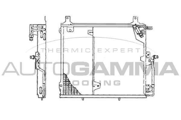 Condenseur, climatisation AUTOGAMMA 101695