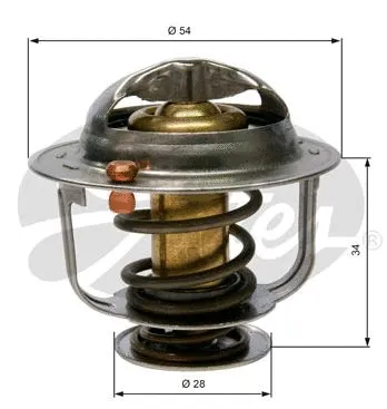 Thermostat, liquide de refroidissement GATES-SEA TH31782G1