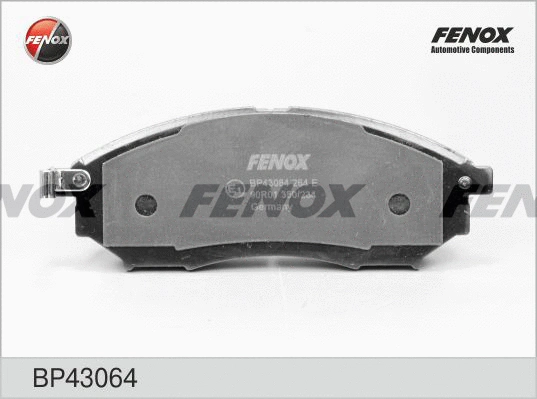 Kit de plaquettes de frein, frein à disque FENOX BP43064