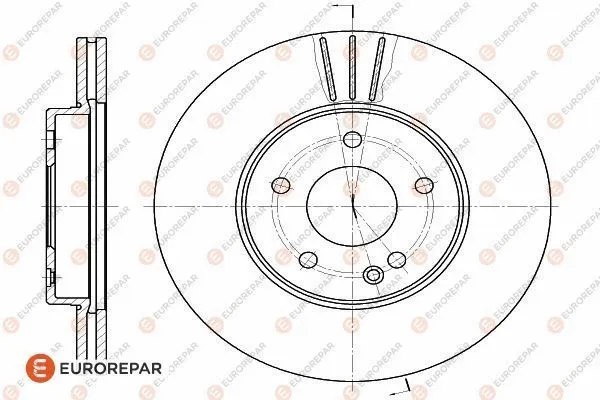 Disque de frein EUROREPAR 1618875180