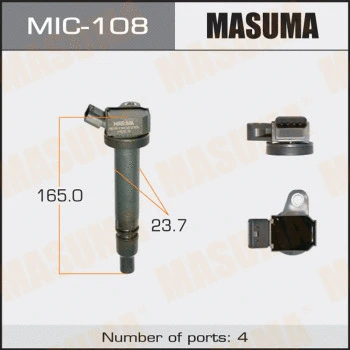 Bobine d'allumage MASUMA MIC-108