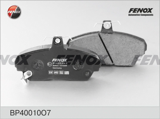 Kit de plaquettes de frein, frein à disque FENOX BP40010O7