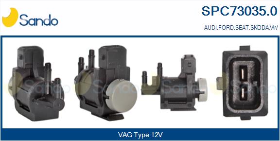 Transmetteur de pression, contrôle des gaz d'échappement SANDO SPC73035.0