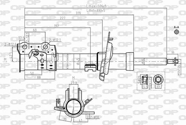 Amortisseur OPEN PARTS SAB8620.31