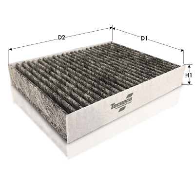 Filtre, air de l'habitacle TECNECO FILTERS CK1289C