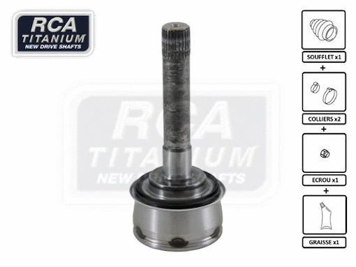 Jeu de joints, arbre de transmission RCA FRANCE TO113