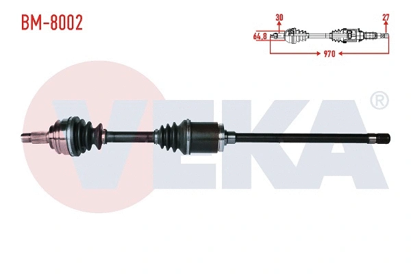 Arbre de transmission VEKA BM-8002