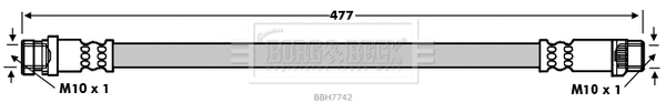Flexible de frein BORG & BECK BBH7742