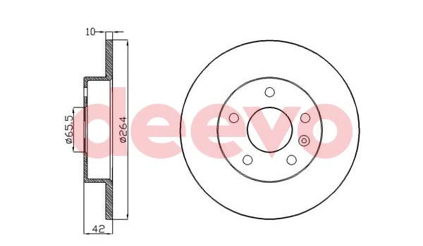 Disque de frein DEEVO BD33880