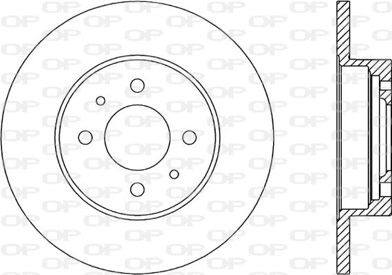 Disque de frein OPEN PARTS BDR1133.10