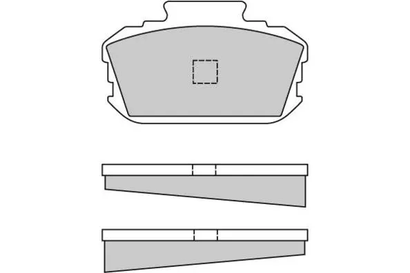Kit de plaquettes de frein, frein à disque E.T.F. 12-0048