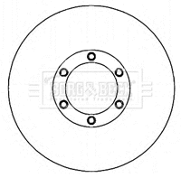 Disque de frein BORG & BECK BBD4750