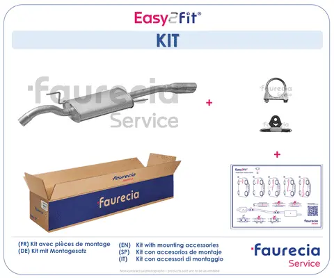 Silencieux arrière Faurecia FS80173