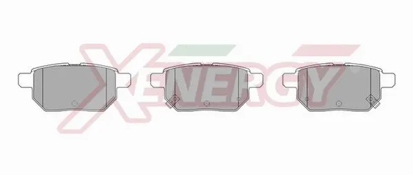 Kit de plaquettes de frein, frein à disque AP XENERGY X41028