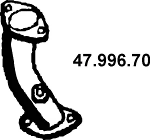 Tuyau d'échappement EBERSPÄCHER 47.996.70