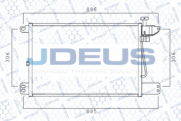 Condenseur, climatisation JDEUS M-7410060