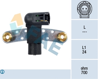 Capteur d'angle, vilebrequin FAE 79163