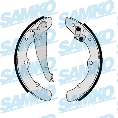 Jeu de mâchoires de frein SAMKO 80150