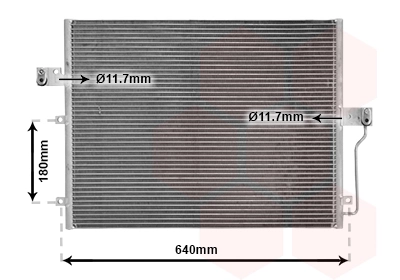 Condenseur, climatisation VAN WEZEL 81005082