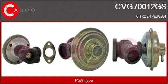 Vanne EGR CASCO CVG70012GS