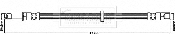 Flexible de frein BORG & BECK BBH8343