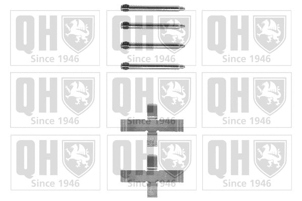 Kit d'accessoires, plaquette de frein à disque QUINTON HAZELL BFK654