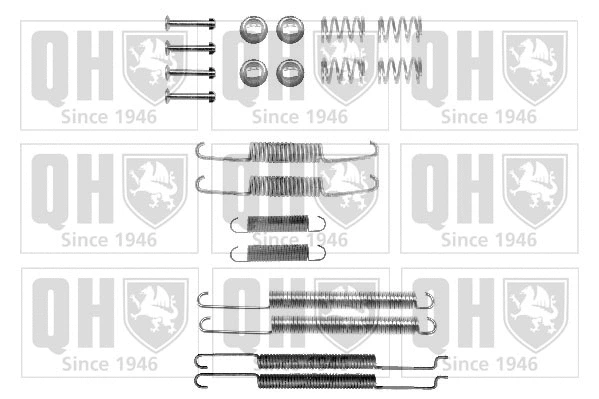 Kit d'accessoires, mâchoire de frein QUINTON HAZELL BFK278