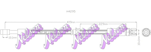 Flexible de frein KAWE H4295