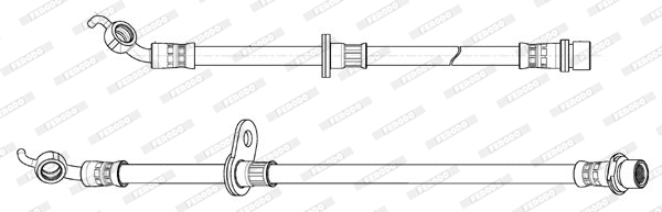 Flexible de frein FERODO FHY3298