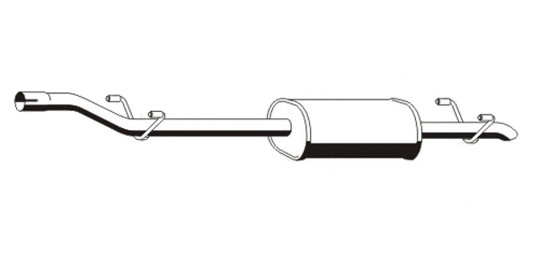 Silencieux central VEGAZ GmbH MS-463ERNS