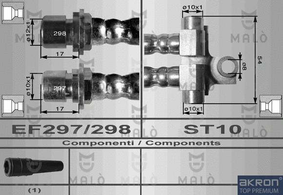 Flexible de frein AKRON-MALÒ 8699