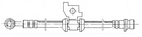 Flexible de frein CEF 510779