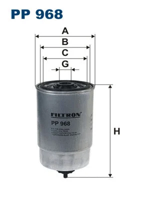 Filtre à carburant FILTRON PP 968