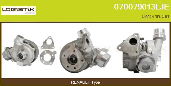 Turbocompresseur, suralimentation LGK 070079013LJE