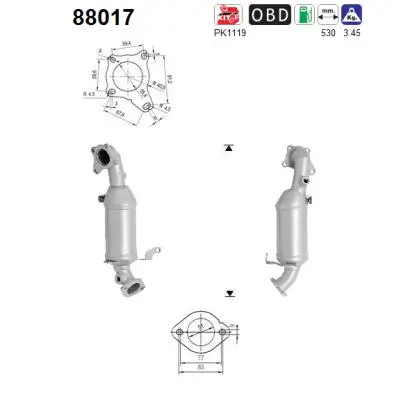 Catalyseur AS 88017