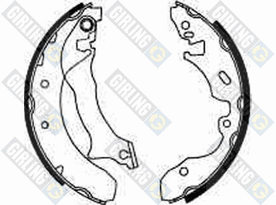 Jeu de mâchoires de frein GIRLING 5185361