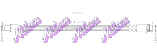 Flexible de frein KAWE H3759
