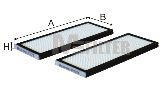 Filtre, air de l'habitacle MFILTER K 9006-2
