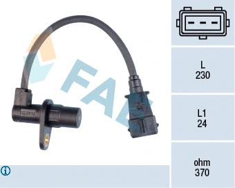 Capteur d'angle, vilebrequin FAE 79154