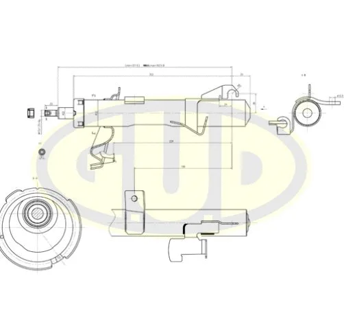 Amortisseur G.U.D. GSA334700