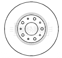 Disque de frein BORG & BECK BBD5130