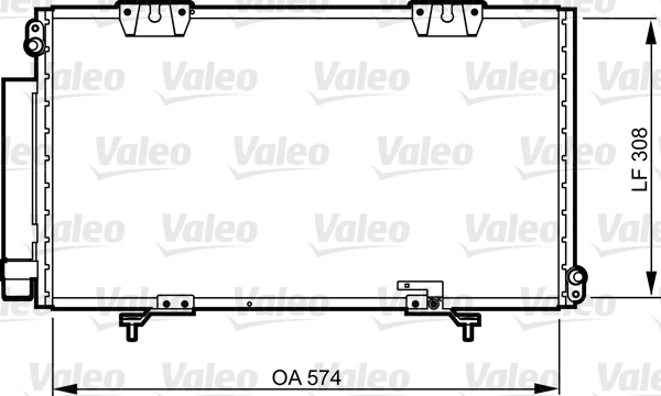 Condenseur, climatisation VALEO 817803