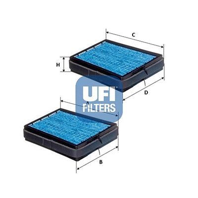 Filtre, air de l'habitacle UFI 34.130.00