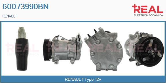 Compresseur, climatisation REAL 60073990BN