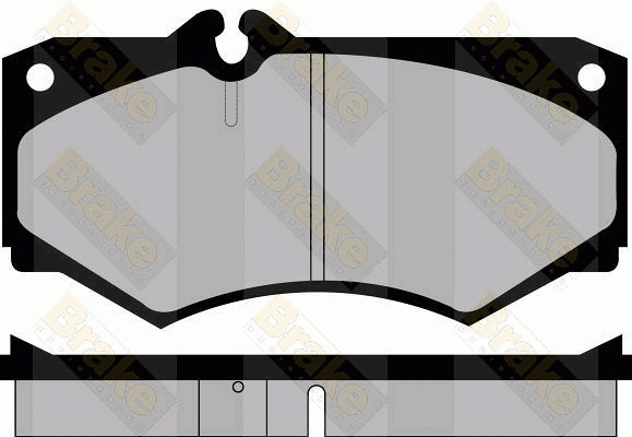Kit de plaquettes de frein, frein à disque Brake ENGINEERING PA419